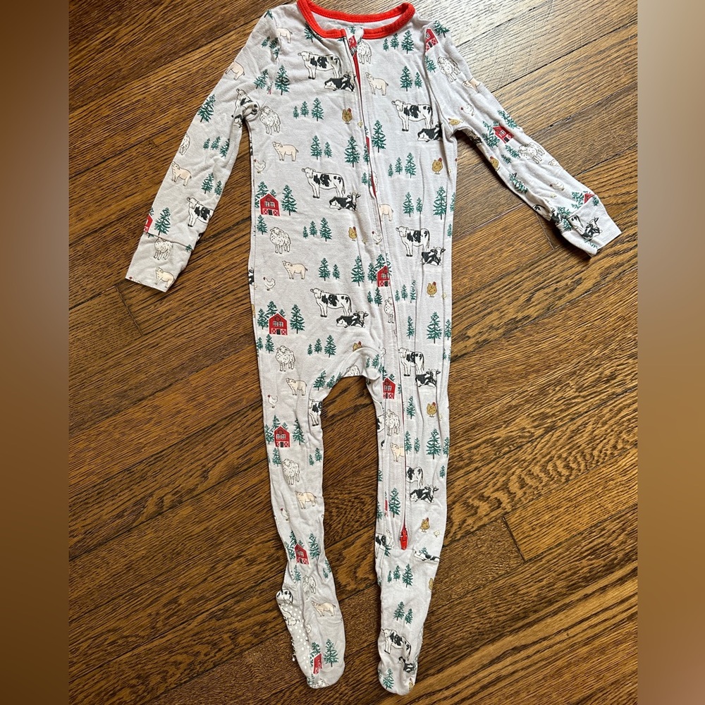 Freebirdees winter farmland coveralls (12-18mos)